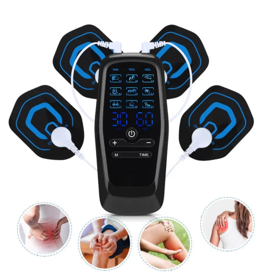 Electric Muscle Stimulator EMS & TENS Unit Pulse Massager